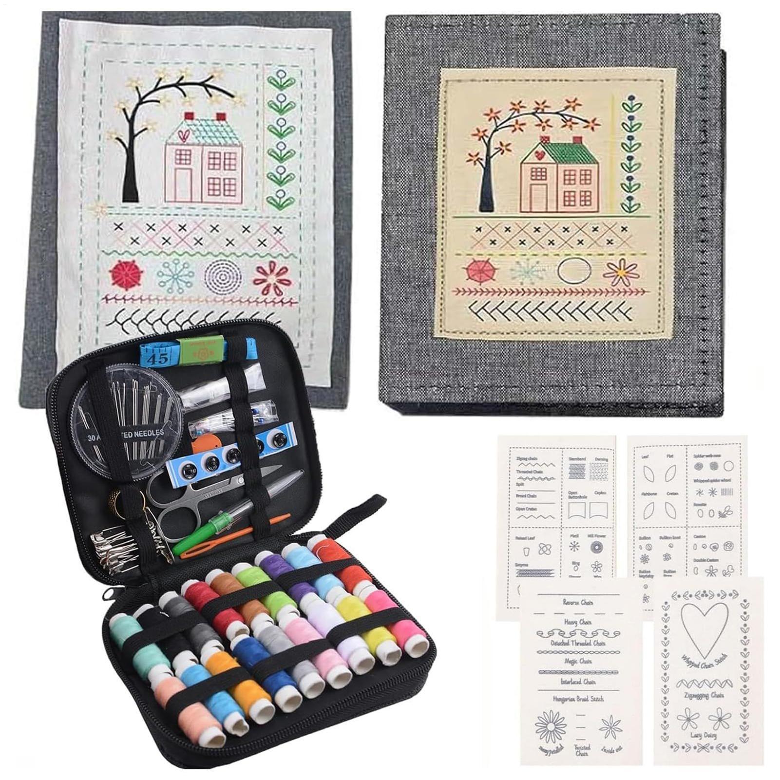 Embroidery Guide Paper - كتاب غرزة التطريز للمبتدئين DIY بها