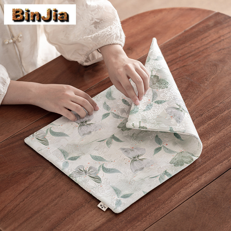 Embroidery Cloth - الديباج التطريز الظل فراشة الوجهين طاولة