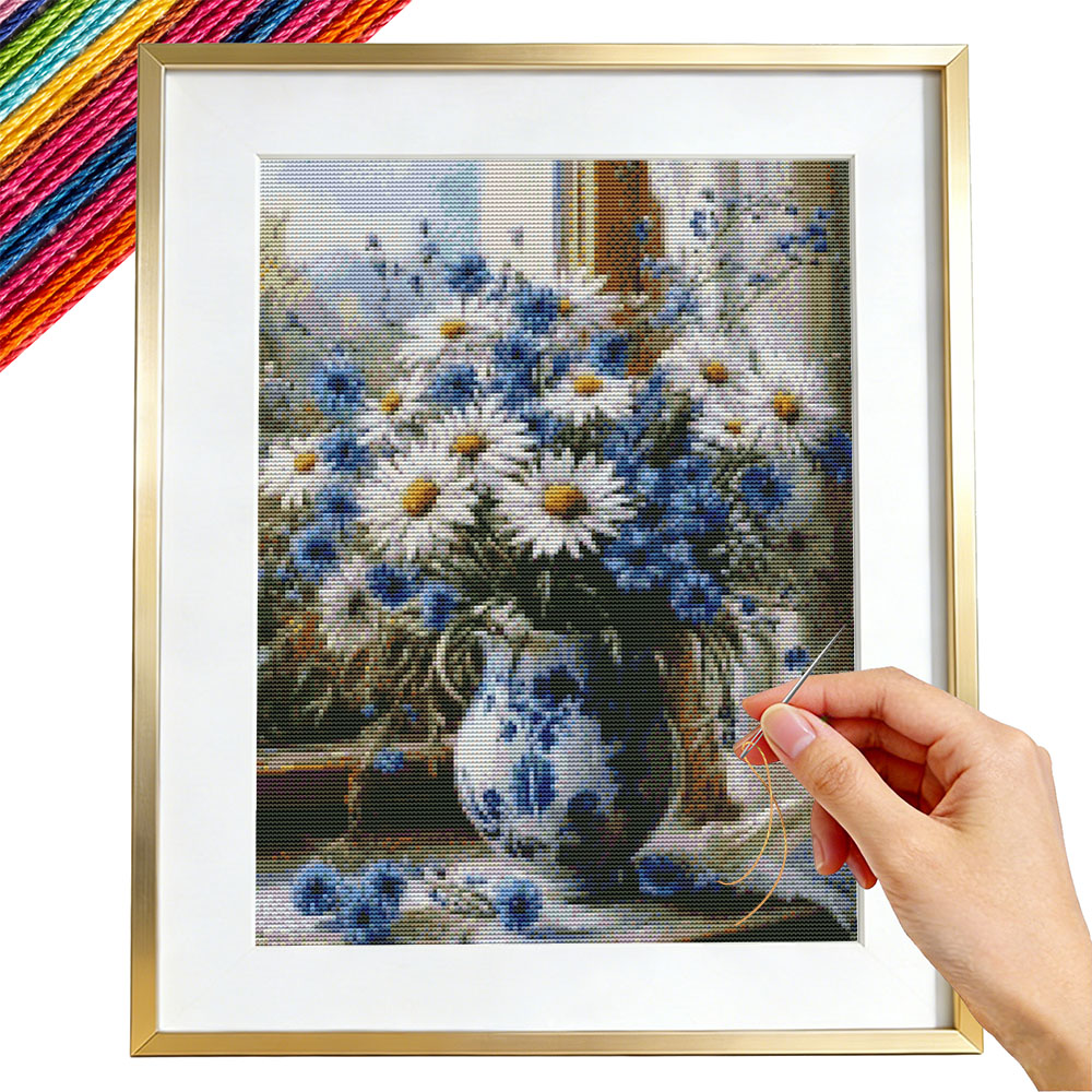 Embroidery Guide Paper - طقم تطريز كروس بوينت مطبوع على