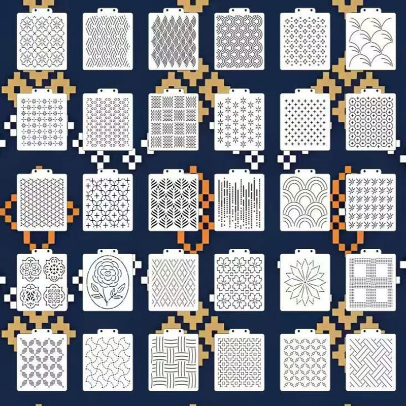 Embroidery And Quilting - مجموعة من 30 قطعة من قوالب