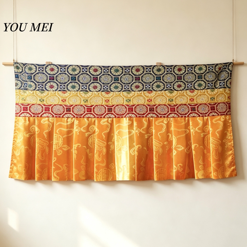 Embroidery Skirt - زينة معلقة لقاعة البوذية، ستارة طاولة