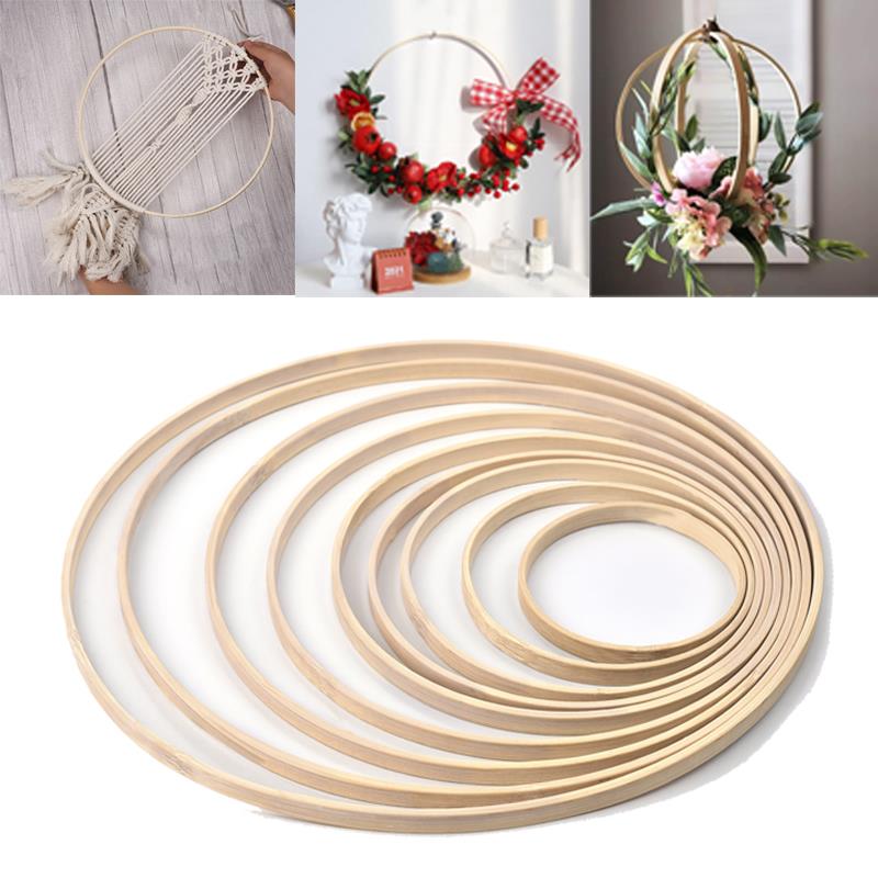 Embroidery Hoop Stand - 1/5 قطعة 8-33 سنتيمتر خشبية Catcher