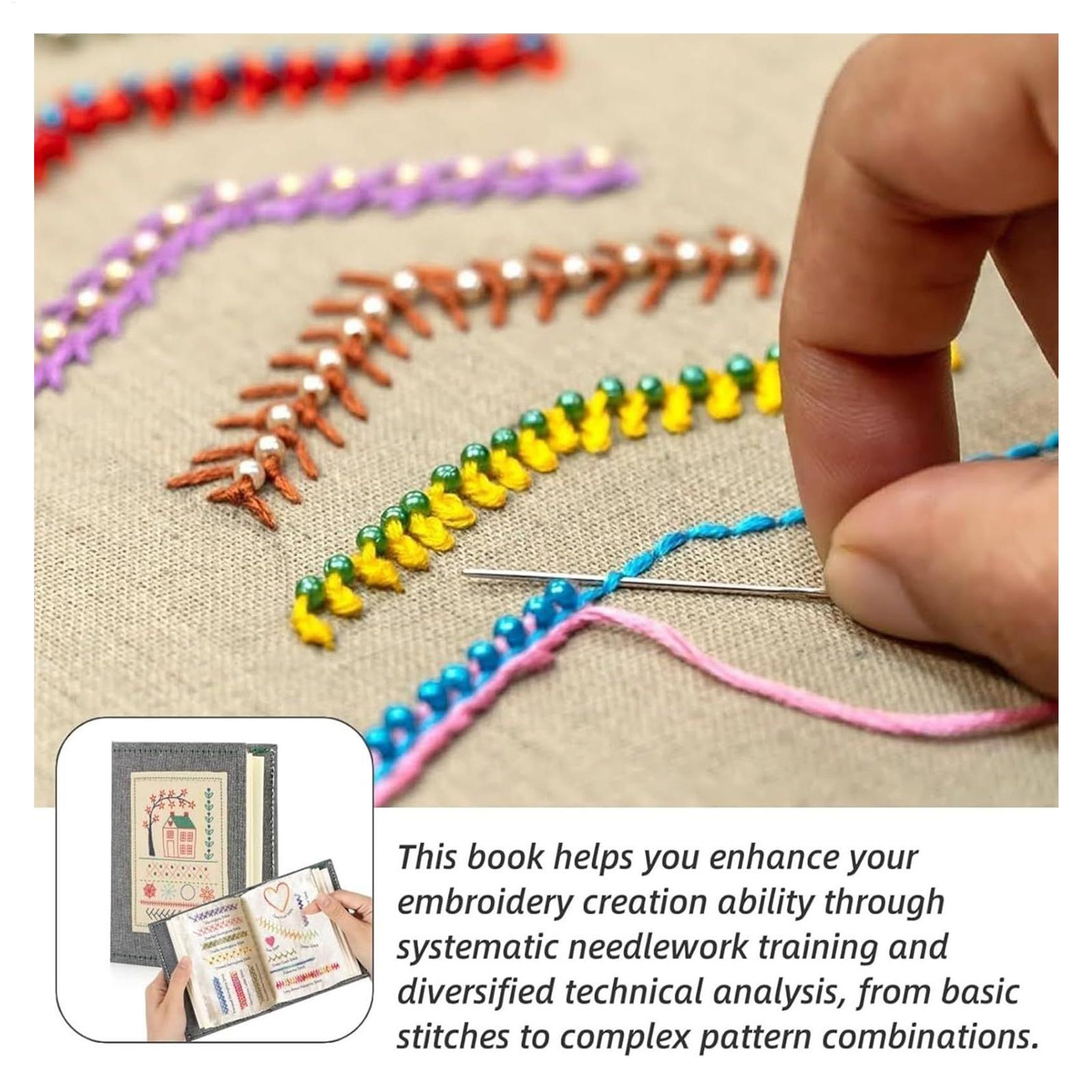 كتاب غرزة التطريز للمبتدئين DI - مراجعة Embroidery Guide Paper وسعره