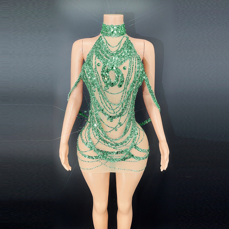 فساتين الحفلات الراقصة الفضية  - مراجعة Embroidery Skirt وسعره