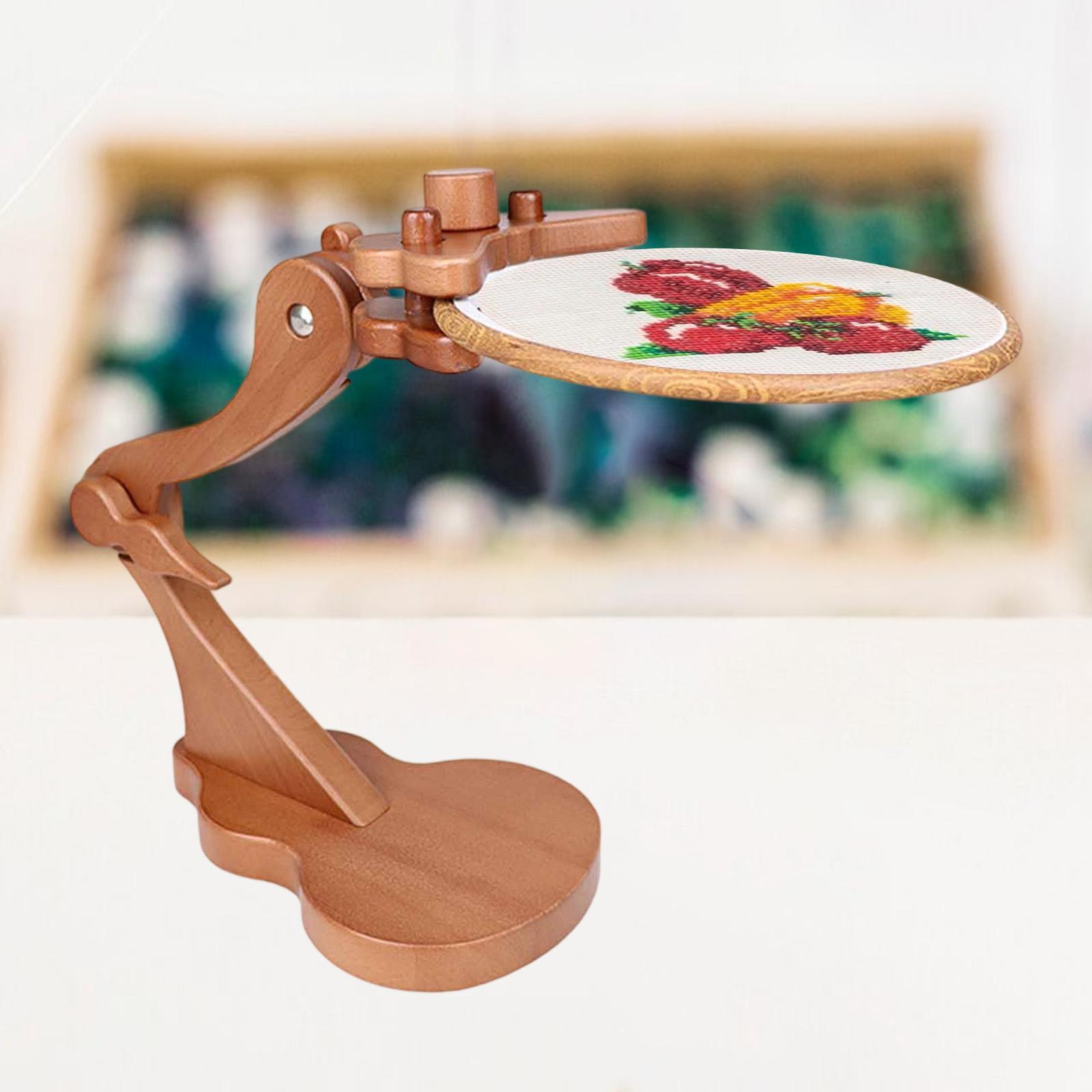 حامل إطار التطريز الخشبي للتطر - مراجعة Embroidery Hoop Stand وسعره