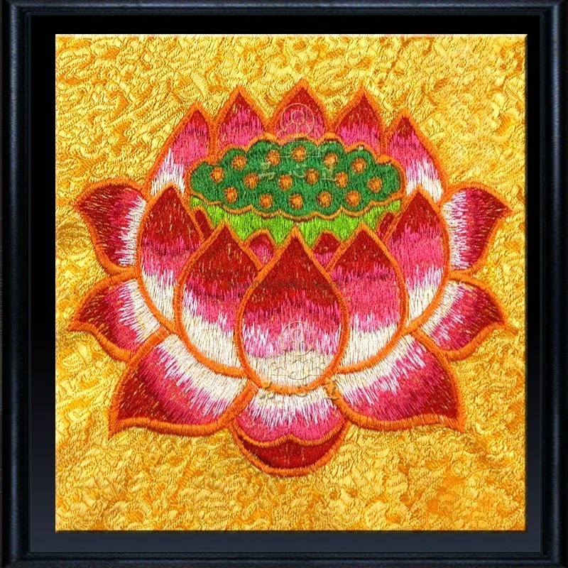 غطاء سوترا من قماش الساتان الم - مراجعة Embroidery Cloth وسعره