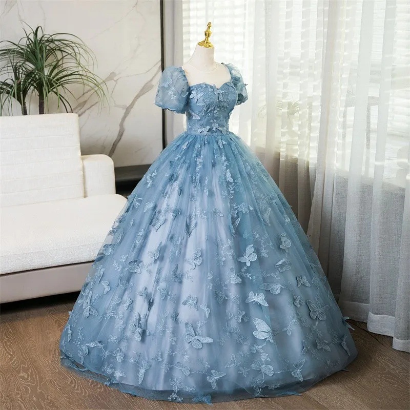 فستان سهرة نسائي جديد 2026 بال - مراجعة Embroidery Skirt وسعره