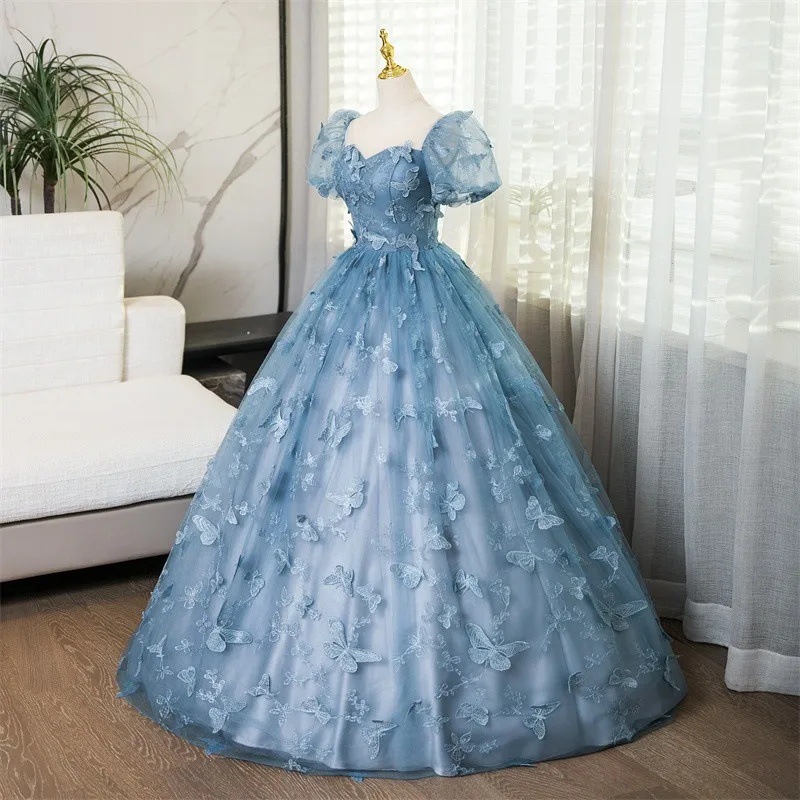 فستان سهرة نسائي جديد 2026 بال - مراجعة Embroidery Skirt وسعره