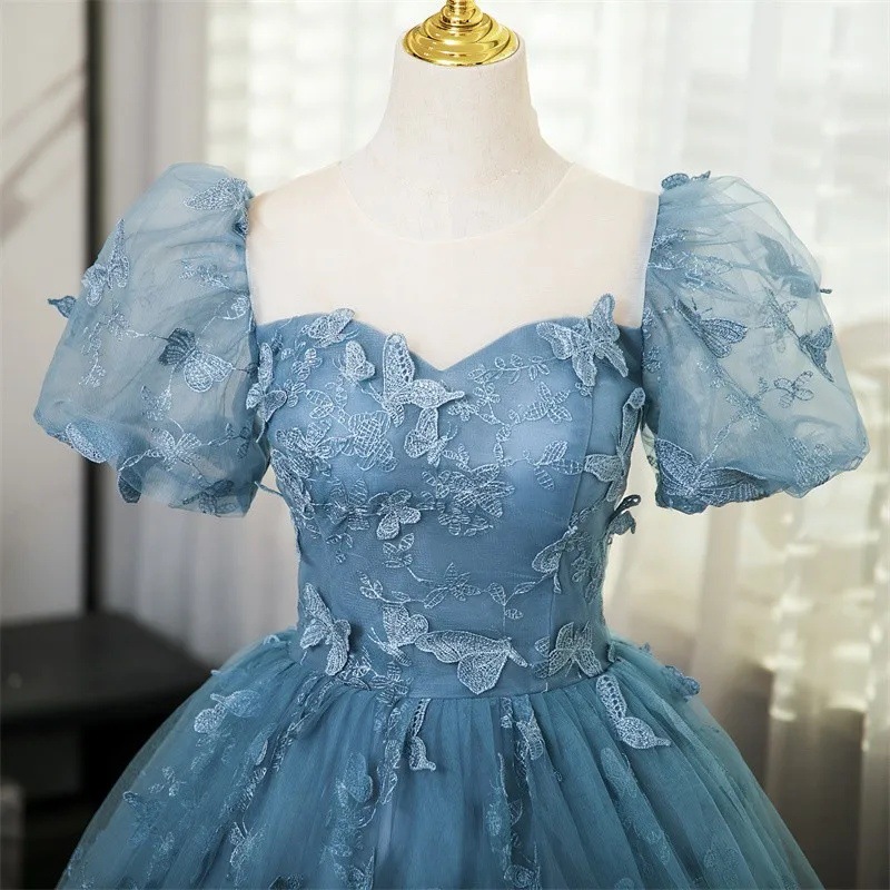 فستان سهرة نسائي جديد 2026 بال - مراجعة Embroidery Skirt وسعره
