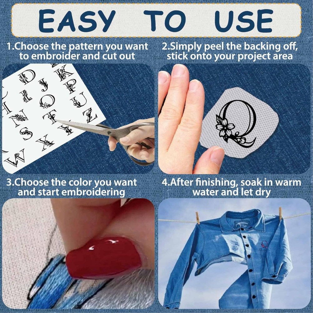 مثبتات التطريز القابلة للذوبان - مراجعة Embroidery Water وسعره