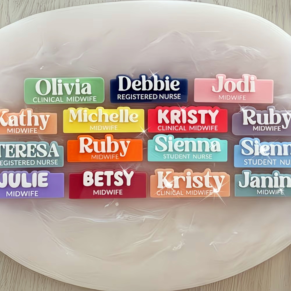 دبوس زينة مخصص بالاسم مع اختيا - مراجعة Embroidery Names وسعره
