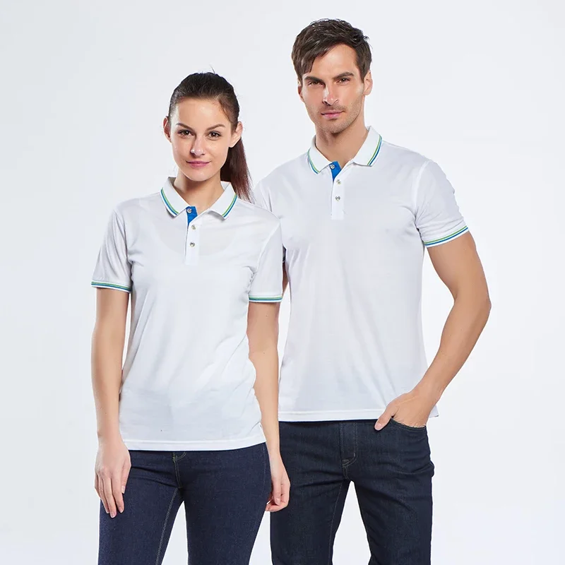قميص بولو بأكمام قصيرة بشعار م - مراجعة Embroidery Logo وسعره