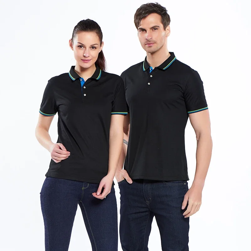 قميص بولو بأكمام قصيرة بشعار م - مراجعة Embroidery Logo وسعره
