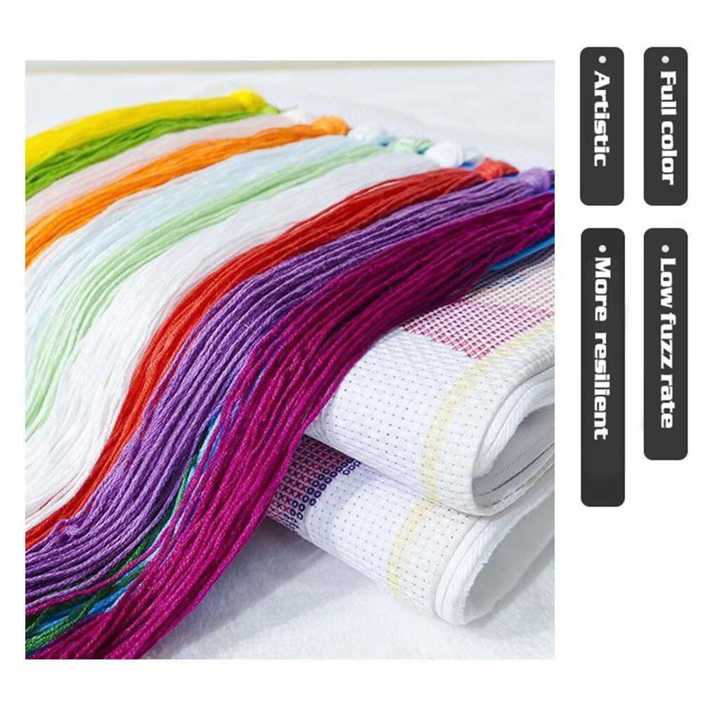 طقم تطريز كروس بوينت مطبوع على - مراجعة Embroidery Guide Paper وسعره