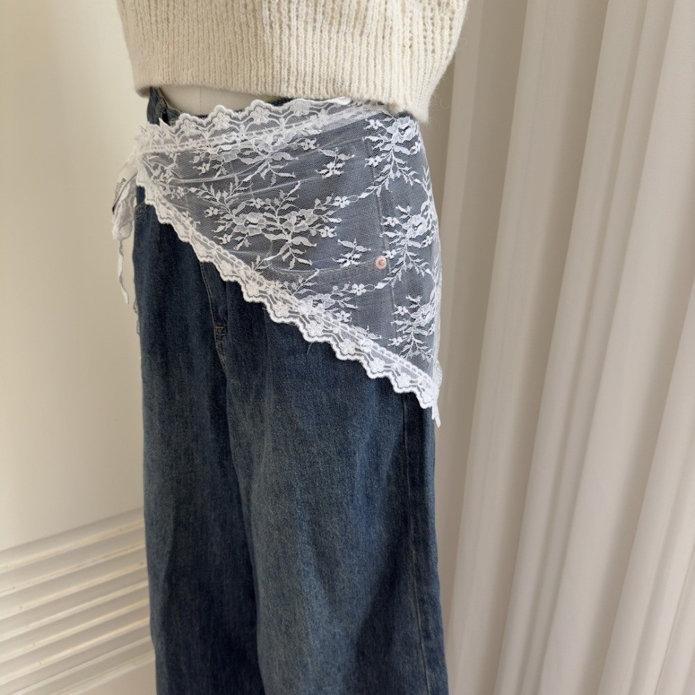 إكسسوارات أزياء Y2K: وشاح خصر  - مراجعة Embroidery Skirt وسعره