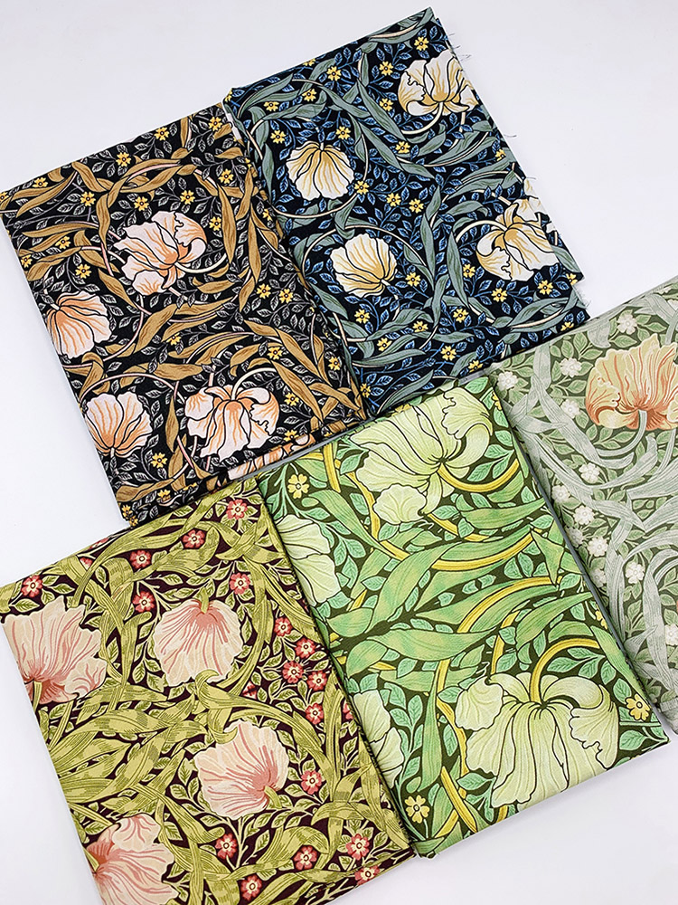 قماش قطني ويليام موريس ماجبي،  - مراجعة Embroidery Pashmina وسعره