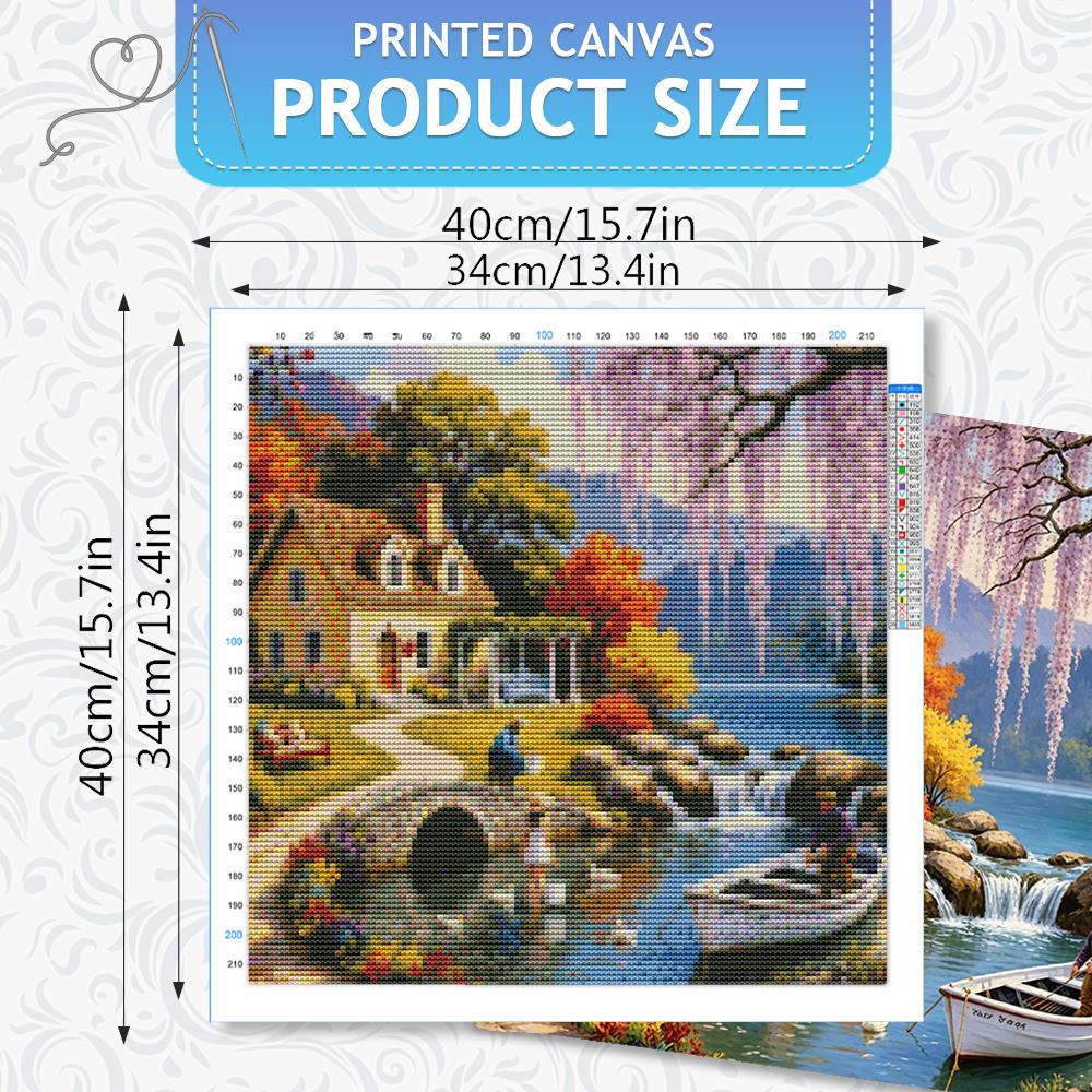 طقم تطريز HUACAN 11CT للتطريز  - مراجعة Embroidery Guide Paper وسعره