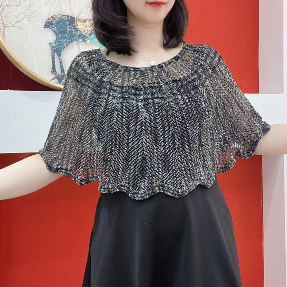 شال كروشيه بتصميم بولوفر، ببرو - مراجعة Embroidery Simple وسعره