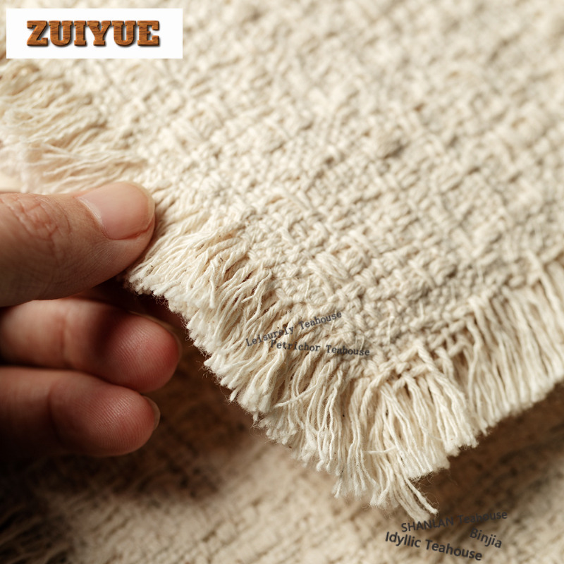التطريز طبقة مزدوجة طاولة شاي  - مراجعة Embroidery Cloth وسعره