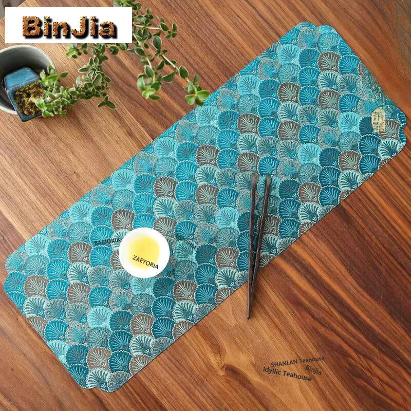 مفارش طاولة شاي من قماش البروك - مراجعة Embroidery Cloth وسعره