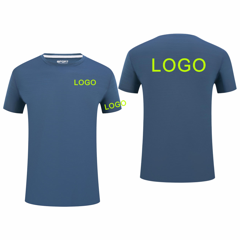 شعار مخصص جولة الرقبة قصيرة ال - مراجعة Embroidery Logo وسعره